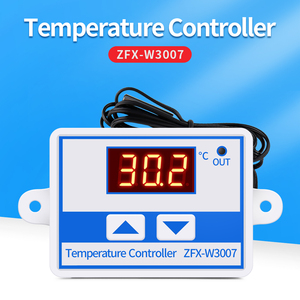 Controlador LED Digital de Temperatura para Incubadora, Interruptor de Calefacción y Refrigeración, Termostato, Sensor NTC - Product Image 4