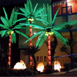 Garden Decorative Artificial <strong>Lighted</strong> <strong>up</strong> Palm Trees 3m , Then Put <strong>It</strong> in a Wooden Box to Pack 110V/220V IP46 - Product Image 6