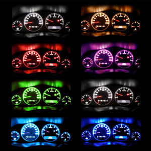 FSYLX T5 ledインテリアledライト5SMD 3020ホワイト12V T5 canbus led電球74 17 37 T5 LED車ledダッシュボードパネルインストルメントライト - Product Image 6