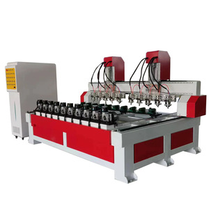 Alta produzione 4 assi legno CNC Router Multi-teste rotativo carpenteria macchine DSP Syntec Mach3 NC Studio sistema di controllo - Product Image 1