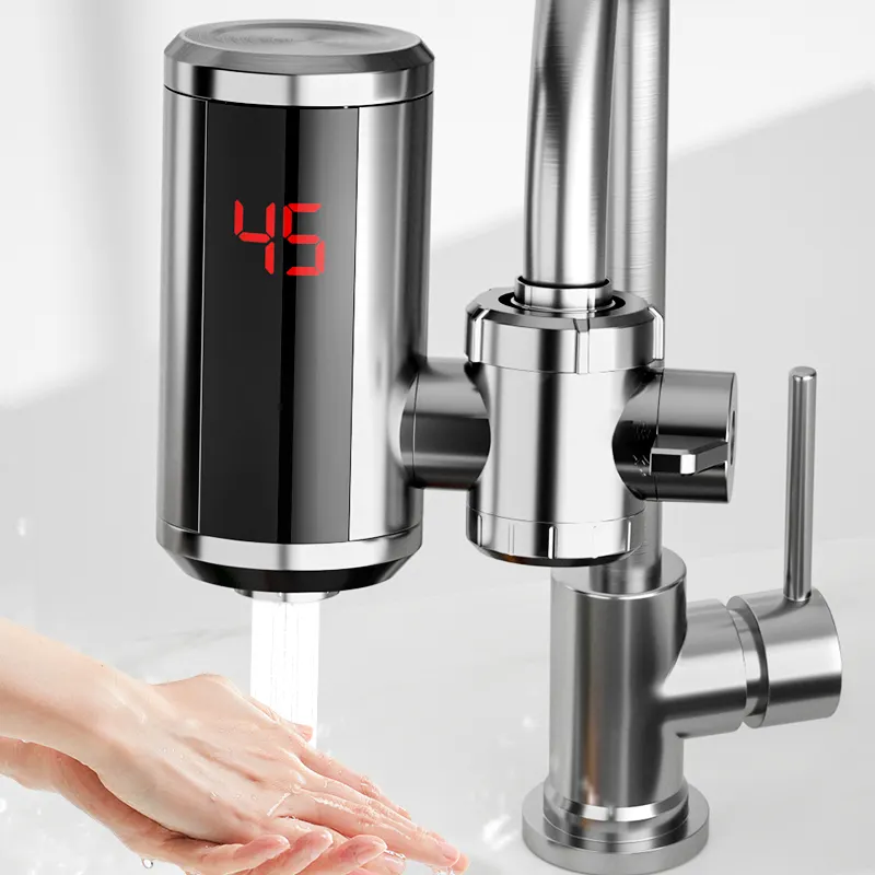 Rubinetto istantaneo dell'acqua del rubinetto del riscaldatore dell'esposizione digitale 110V 220V della cucina del bagno di vendita calda della cina