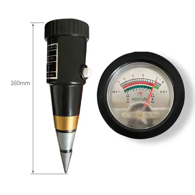 Kit de prueba de humedad del suelo, medidor de Ph del suelo de mano con pantalla Lcd Digital, Sensor de Ph para plantas de jardín