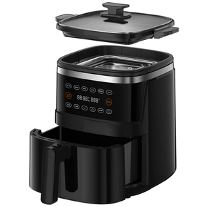 Friggitrice multifunzione Antronic 5L con griglia nuova funzione con 6 programmi di cottura