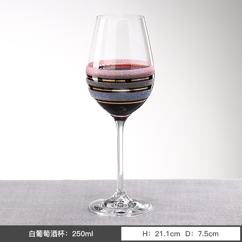 Colorful white wine glass - 250ml