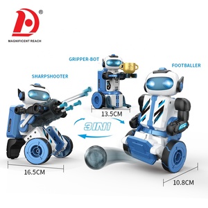 HUADA 3 in 1スマートプログラムRCロボット思考スキルDeveliop感じ茎Diyロボティクスキット教育おもちゃ - Product Image 5