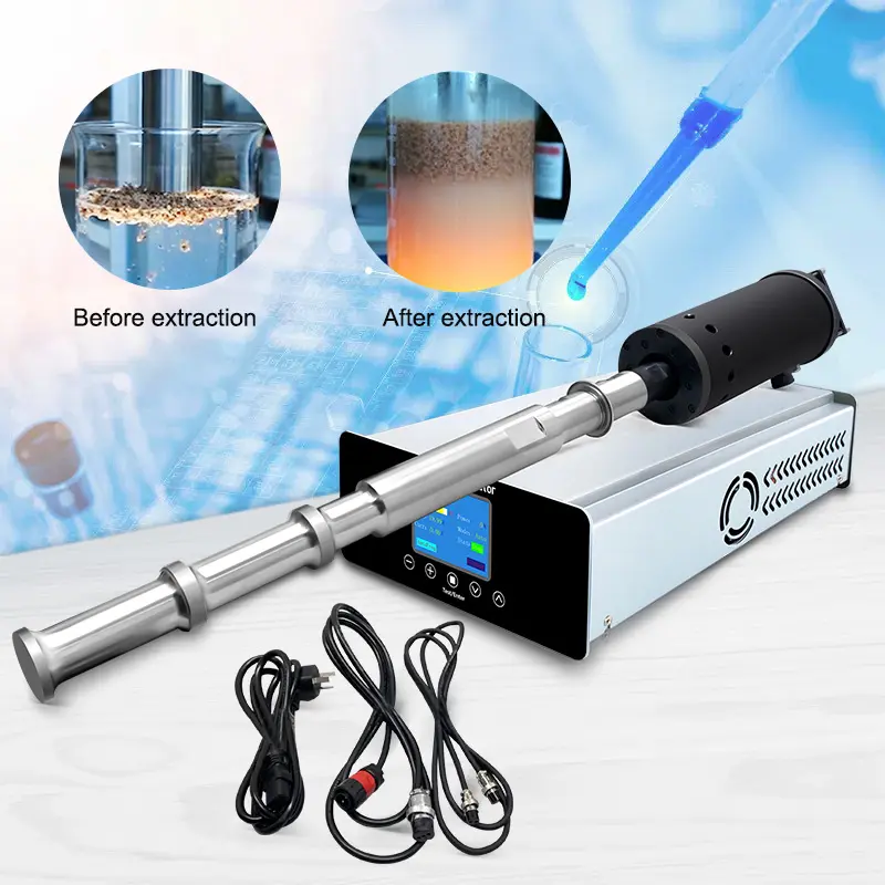 Fabricante 20KHz 2600W sistema de extracción ultrasónica extractor botánico ultrasónico