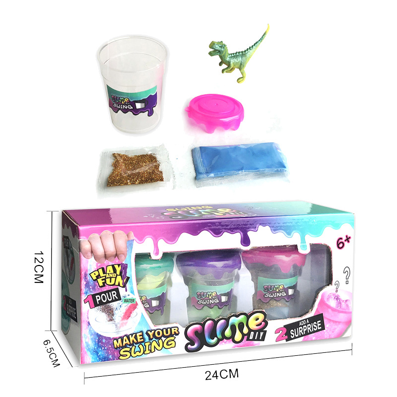 Kits de slime (avec dinosaure aléatoire)