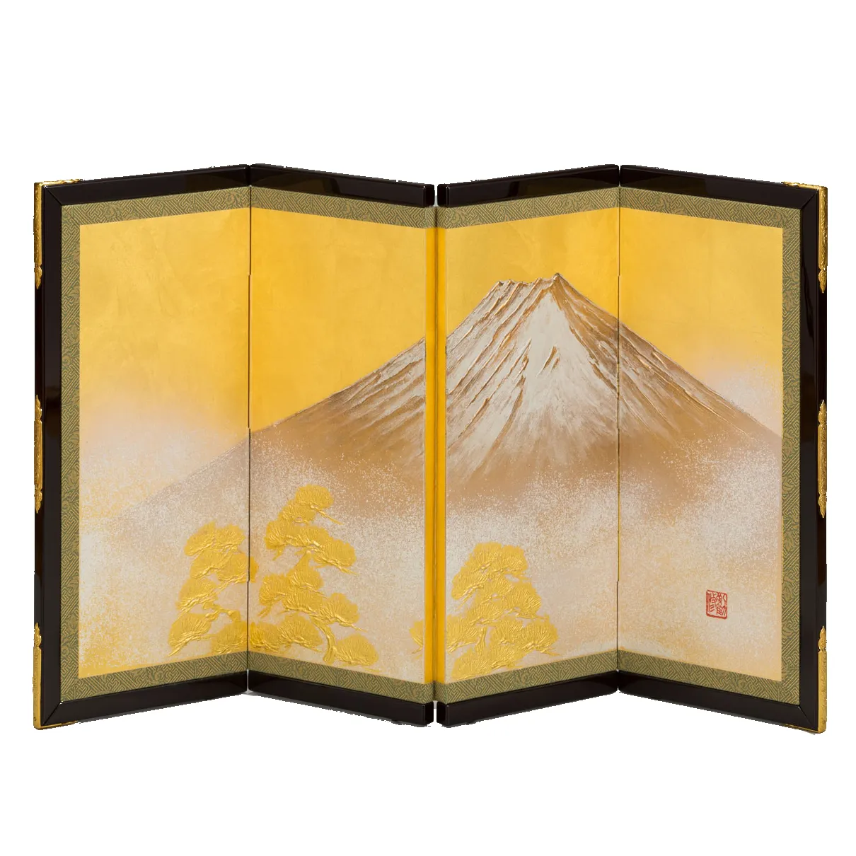 Kanazawa, Золотая фольга, декоративная перегородка, перегородка для гостиной