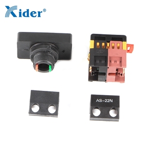 APBB serie ALS-22 & 25N Europäischen Rechteckigen doppel push button mit licht lampe - Product Image 4