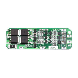 3S 20A 18650 Li-ion lityum pil şarj cihazı PCB BMS koruma levhası matkap motoru için 12.6V Lipo hücre modülü 64x20x3.4MM - Product Image 3