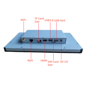 FanlessインダストリアルタッチパネルPC 10.1 "Linux Ubuntu IPC 4GB RAM組み込みコンピューター防水ディスプレイファクトリーオートメーション用 - Product Image 6