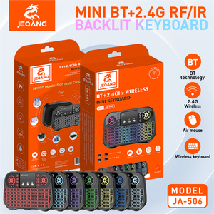 2.4G Wireless Mini Keyboard Mouse Seven-Color Running Horse Light Touchpad Computer <strong>Remote</strong> <strong>Controls</strong> - Product Image 6