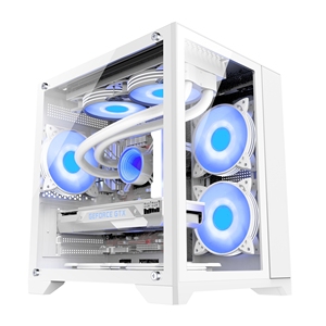 2025 superventas OEM ODM personalizado Gaming Computer Case ATX gabinete de escritorio de vidrio templado PC Tower Gaming Case Computer Cases - Product Image 2