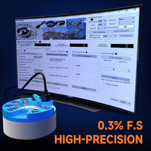 Transmisor de temperatura analógico de entrada universal 4-20ma con instrumentos OEM y ODM personalizables de montaje circular