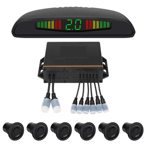 24V không thấm nước xe đậu xe hỗ trợ hệ thống 6 cảm biến đảo ngược <span class=keywords><strong>Radar</strong></span> với còi cảnh báo báo động Hệ thống cảm biến đỗ xe cho xe tải - Product Image 1