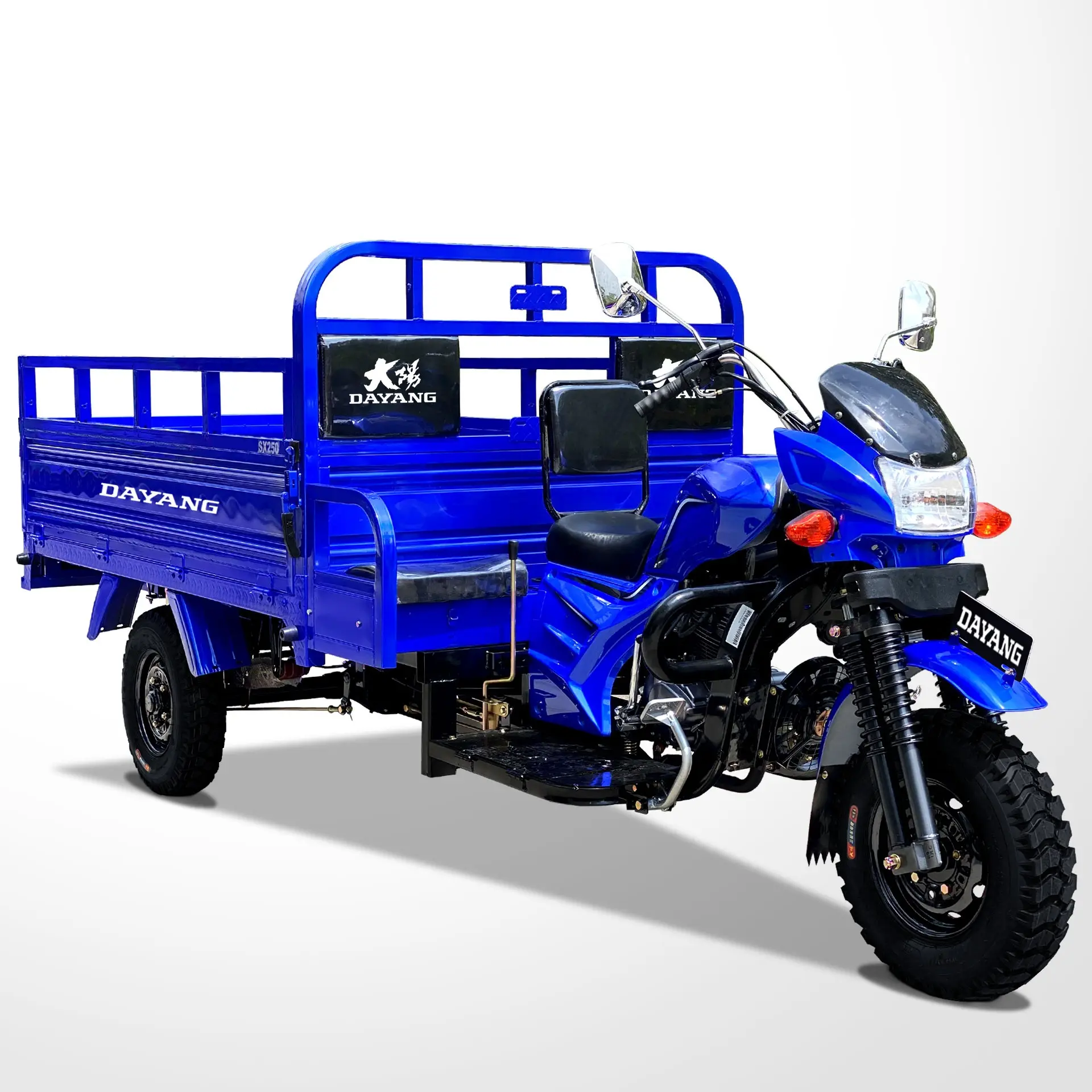 Lifan 200 200CC/250CC/300CC Kargo Truk Muatan Berat Sepeda Motor Pendingin Air Roda Tiga Buatan Tiongkok Bermotor 200CC