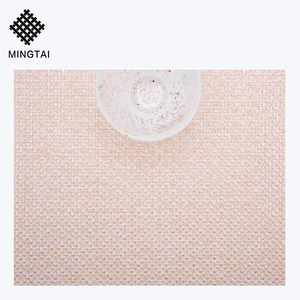 餐厅圣诞餐桌用半透明聚氯乙烯塑料餐垫套装餐垫纸餐垫 - Product Image 2