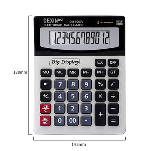 Calcolatrice elettronica da tavolo a 12 cifre per ufficio finanziario, cartoleria per uso scolastico e calendario all'ingrosso - Product Image 6