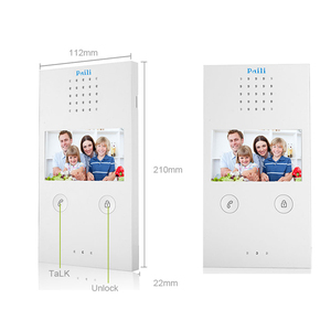 Cámara de timbre visual con cable directo de fábrica Monitor de 4,3 pulgadas Villa Apart Video puerta teléfono sistema de intercomunicación - Product Image 3