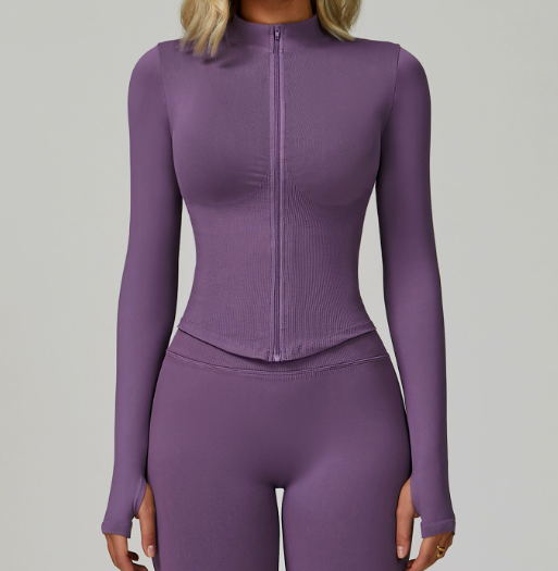 Purple-Jacket set