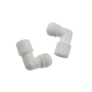 1/4 "3/8" OD tüp 1/8 "3/8" 1/2 "erkek konu ters osmoz akvaryumu hızlı montaj RO su erkek dirsek boru ekleri konektörü - Product Image 5