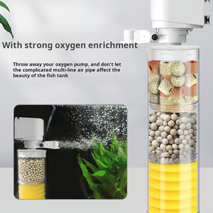Jingye Best-Selling 3 in 1 Modern Small Water <strong>Filter</strong> System for Aquariums Internal <strong>Filters</strong> Fecal Separator Fish Tank <strong>Filter</strong> Box - Product Image 2