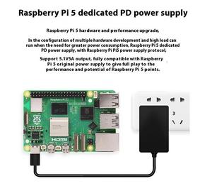 <strong>Raspberry</strong> <strong>Pi</strong> 5 5V5A PD <strong>Power</strong> Adapter USB Type-C Cable with Unlimited Current Port Electronic Modules and Kits