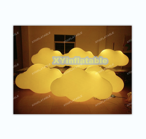 LED aydınlatma şişme asılı bulut balon tavan hava bulut LED ışıkları ile dekoratif şişme tavan balon - Product Image 1