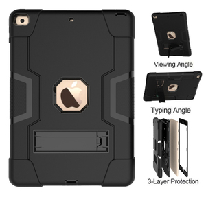 Heavy Duty Tablet Case for <strong>iPad</strong> 10.<strong>2</strong> Inch 2019 7th Gen/ 2020 8th Gen/2021 9th Gen Kickstand Shockproof Silicone Plastic <strong>Cover</strong> - Product Image 5
