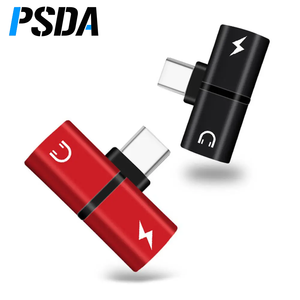 PSDA 3D Mobile Phone <strong>2</strong> <strong>in</strong> <strong>1</strong> SplitterAudio Charging Adapter for Headphone Splitter Adapter Converter - Product Image 1