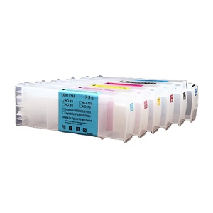 Ocinkjet 800 mL/adet 81 83 91 705 boş doldurulabilir HP için kartuş Designjet 5000 5000PC 5500 5500ps z6100 yazıcı - Product Image 1