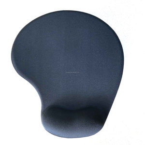 Wholesale <strong>Basics</strong> Rectangular Gel <strong>Computer</strong> Mouse Pad with Wrist Support Rest,Small,Black - Product Image 3