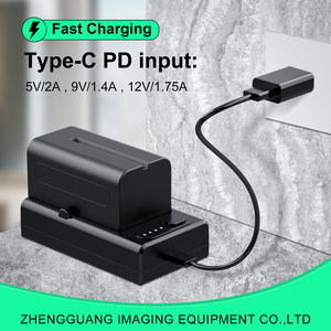 ZGCINE-Adaptador de corriente de salida múltiple, placa adaptadora de batería de carga rápida np-f NP-F550 F750 F970, cargador de batería, salida de D-TAP - Product Image 6