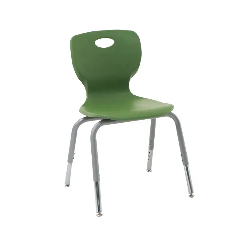 Sedia impilabile di alta qualità sedia per studenti regolabile in altezza sedia da scuola con sedile in plastica