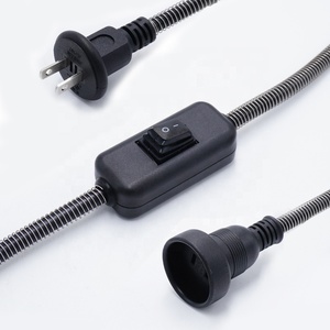 สวิตช์โยกกันน้ำ2ขาตามมาตรฐานญี่ปุ่นพร้อมปลั๊กตัวเมีย VCT 2 * 0.75mm ² สายไฟ7A 125V สำหรับหม้อหุงข้าวคอมพิวเตอร์ตั้งโต๊ะแล็ปท็อป - Product Image 5