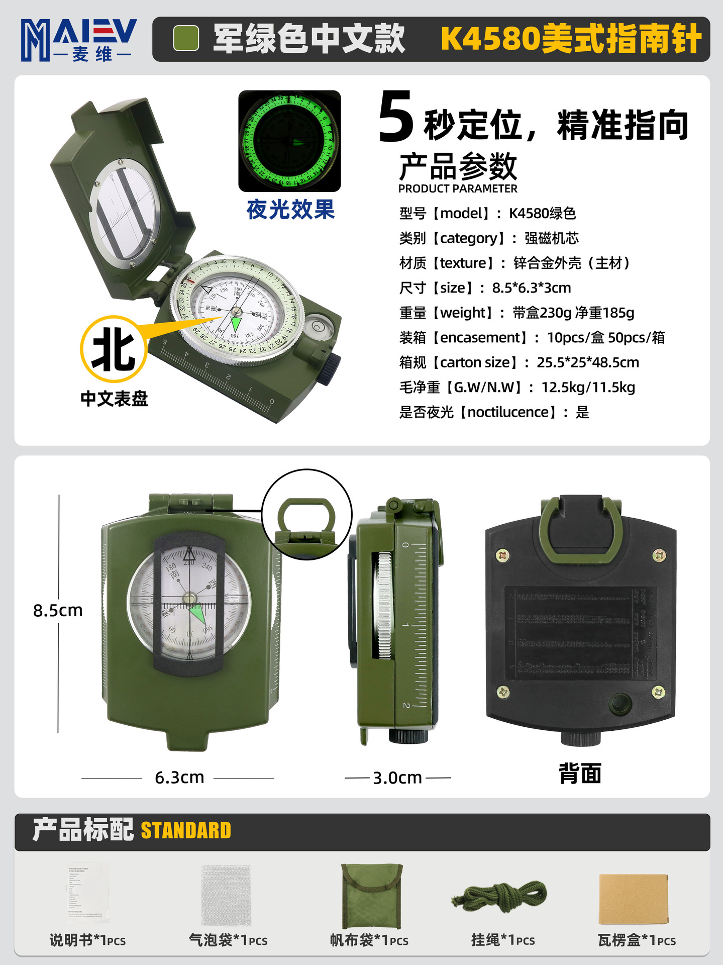 K4580 รุ่น Mili Green Metal Edition