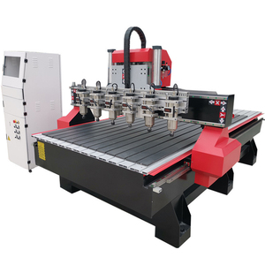 China Multi Head Rotary 4 Axis 3D Wood CNC Router Machine 4 Heads Carpintería CNC Router - Product Image 3
