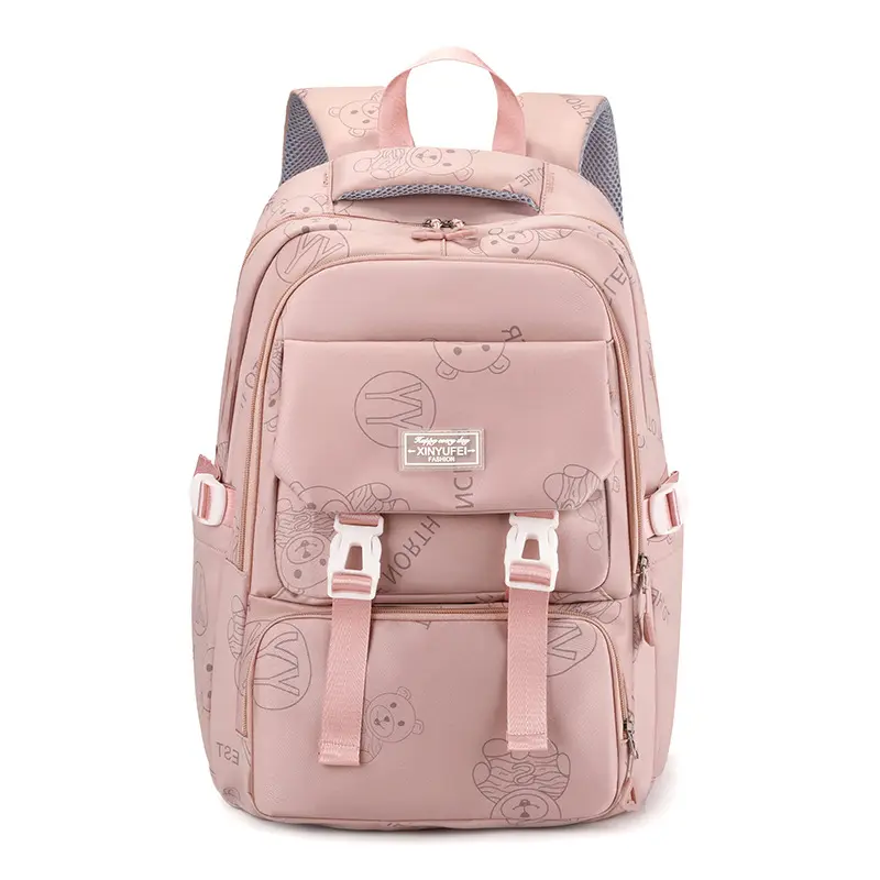 Школьная сумка большой вместимости, китайский рюкзак, складная милая детская Светоотражающая школьная сумка с героями мультфильмов для девочек