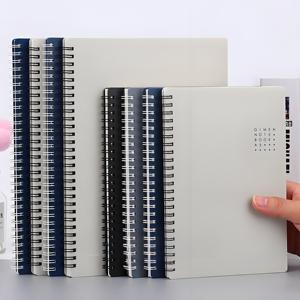 Настраиваемый B5 спиральный планировщик журналы металлические золотые Угловые красочные льняные бумажные обложки эластичная веревка ткань в твердом переплете тетради - Product Image 2