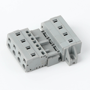 High Quality PA66 <strong>Spring</strong>-Loaded Push Wire Connectors Secure Wire-to-Wire <strong>Connections</strong> with Plug-in <strong>Terminal</strong> <strong>Blocks</strong> - Product Image 1