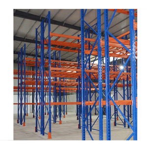 Magazzino per scaffali di stoccaggio pallet industriali per carichi pesanti che tormenta il sistema selettivo dello scaffale del magazzino della navata stretta - Product Image 1