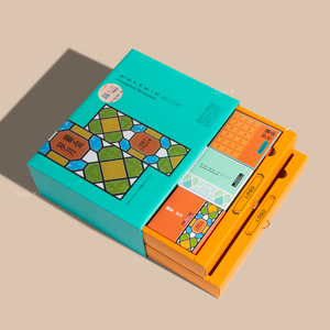 优质定制豪华2层纸板滑动盒抽屉矩形纸盒包装 - Product Image 2