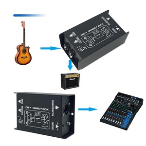 Signal Converter <strong>Audio</strong> Single Channel DI-Box Passive Stereo DIRECT BOX Injection <strong>Audio</strong> Box - Product Image 2