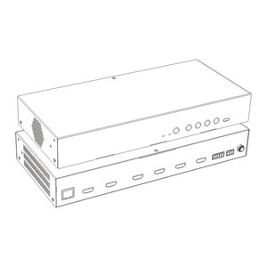 8k60输入2x2视频墙控制器2进4出支持IP/RS232控制HDCP 2.3音频去嵌入hdmi矩阵2x4 - Product Image 6