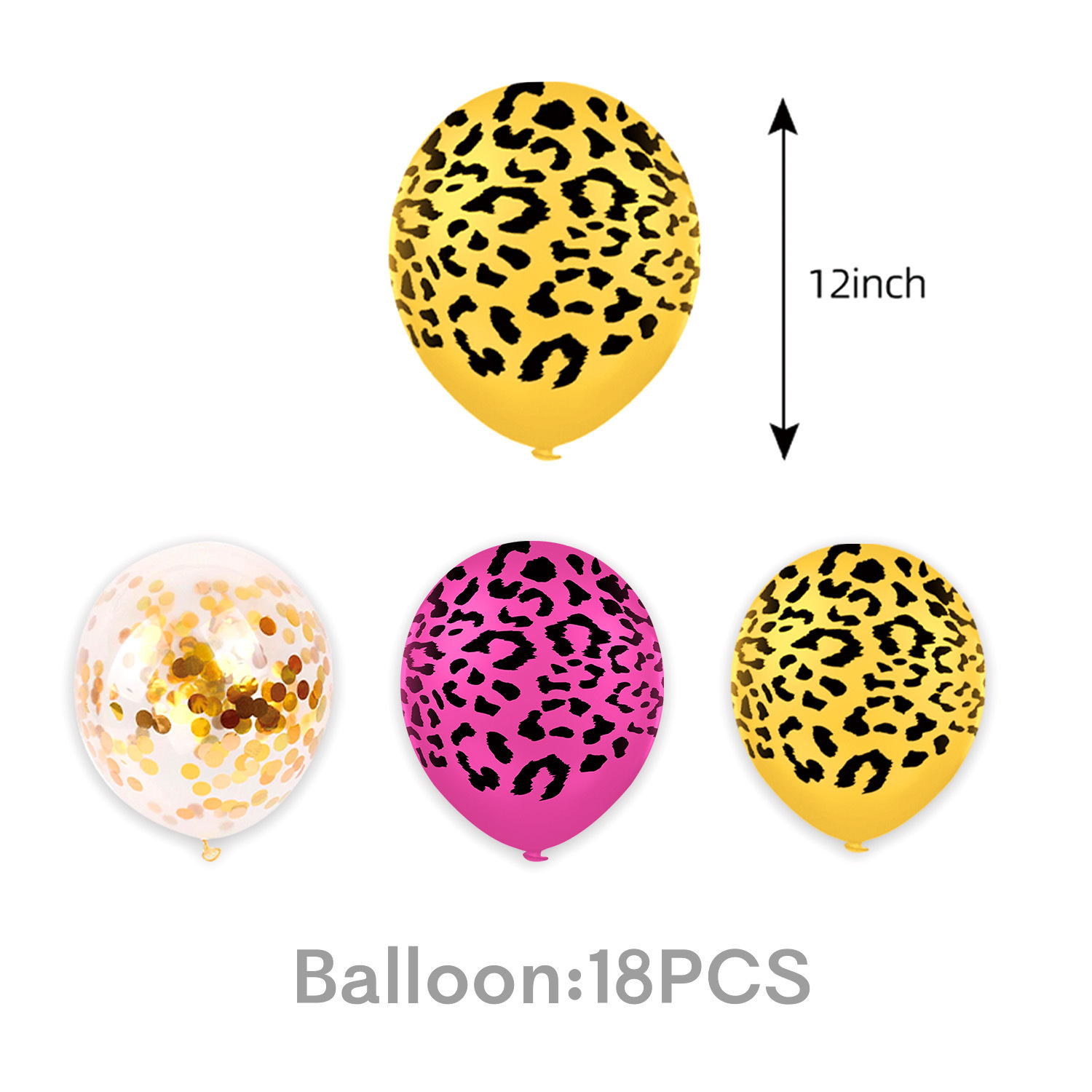 Ballon rose x 18 pièces