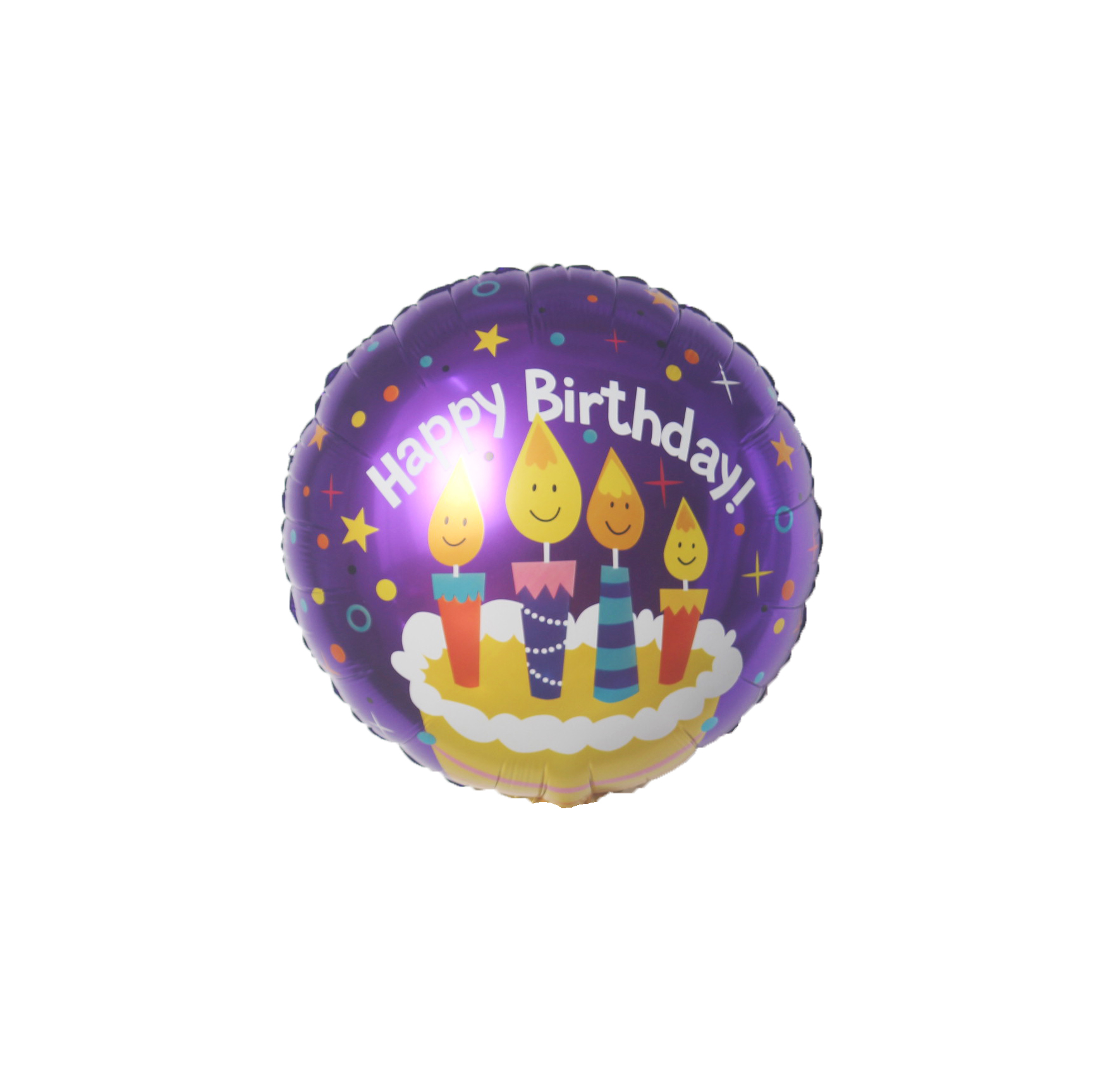Gâteau violet Joyeux anniversaire