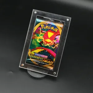 2023新しいアクリル磁気ケースショーケースポケモンカードパックカウンタートップディスプレイディスプレイケースポケモンカード用アクリルディスプレイ - Product Image 6