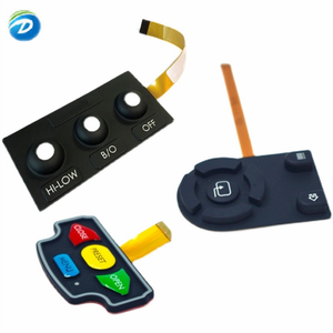 Deson in gomma Silicone interruttore a membrana tastiera numerica con Display trasparente LED finestre per apparecchi elettrici
