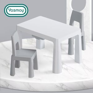新しいデザインの多機能キッズテーブルと椅子荷重付きプラスチック子供研究テーブルと椅子セット - Product Image 4