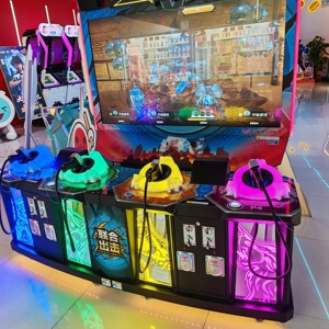 Xu hoạt động trò chơi Arcade Máy 4 người chơi Arcade Máy Trò chơi bắn súng - Product Image 4